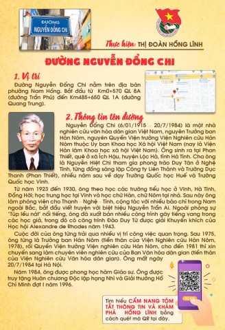 Thông tin về tên đường Nguyễn Đổng Chi 